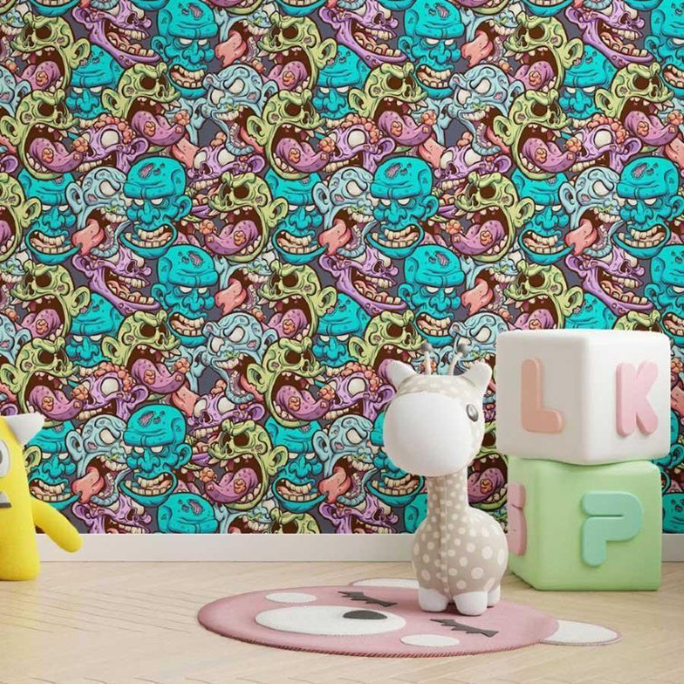 Trule 126" L x 24" W Peel and Stick Wallpaper Roll Wayfair